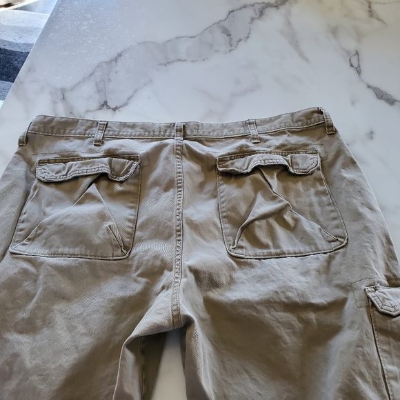 Wrangler Men's Khaki Cargo Pants size 42 x 30 - Picture 8 of 14